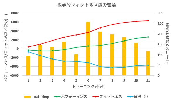 フィットネス疲労理論 実践例