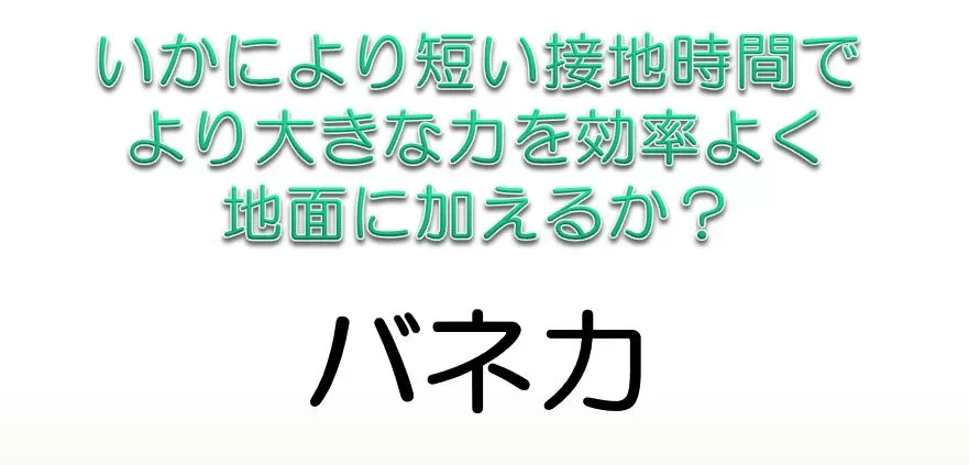 長距離ランナーの分析 Part3：効率よく走るための「バネ」